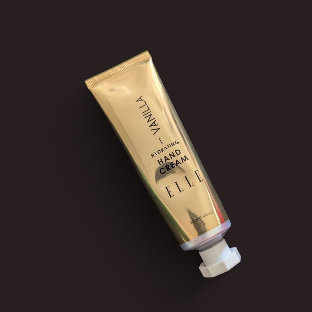 Elle Vanilla Hydrating Hand Cream 30ml Soft Smooth Skin No Animal Testing